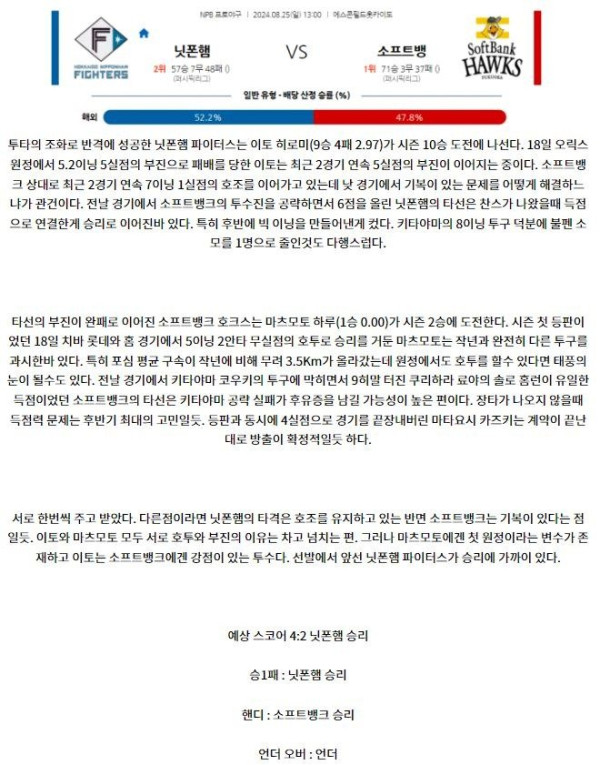 니혼햄 소프트뱅크.JPG